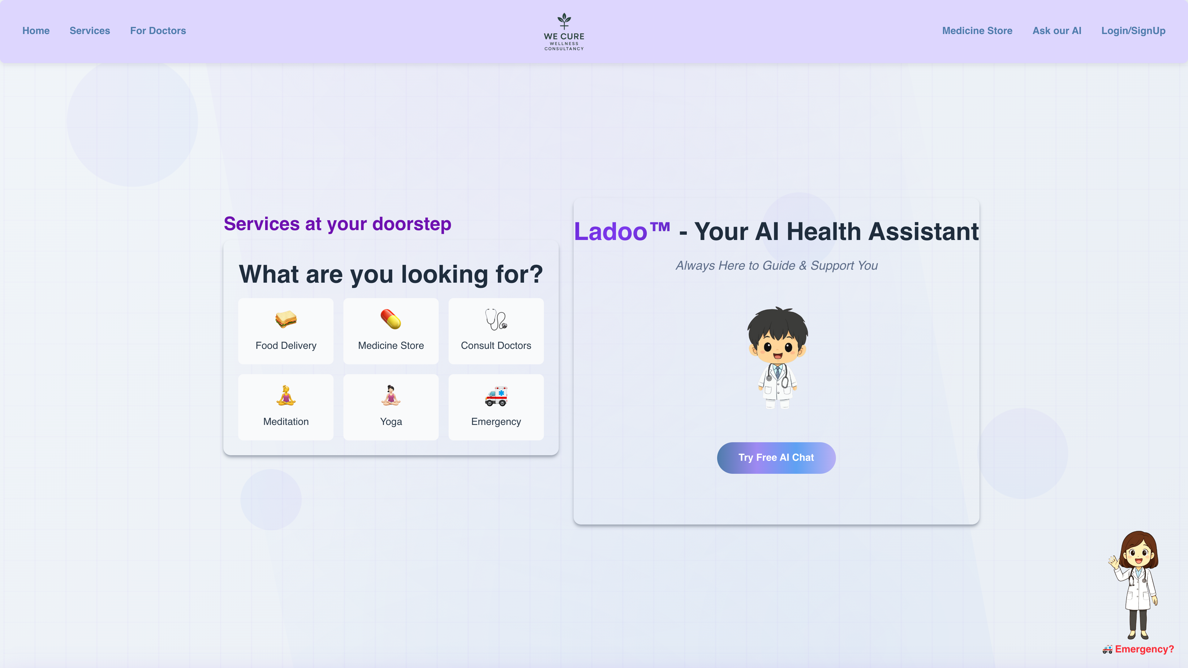 WeCureWellness Website